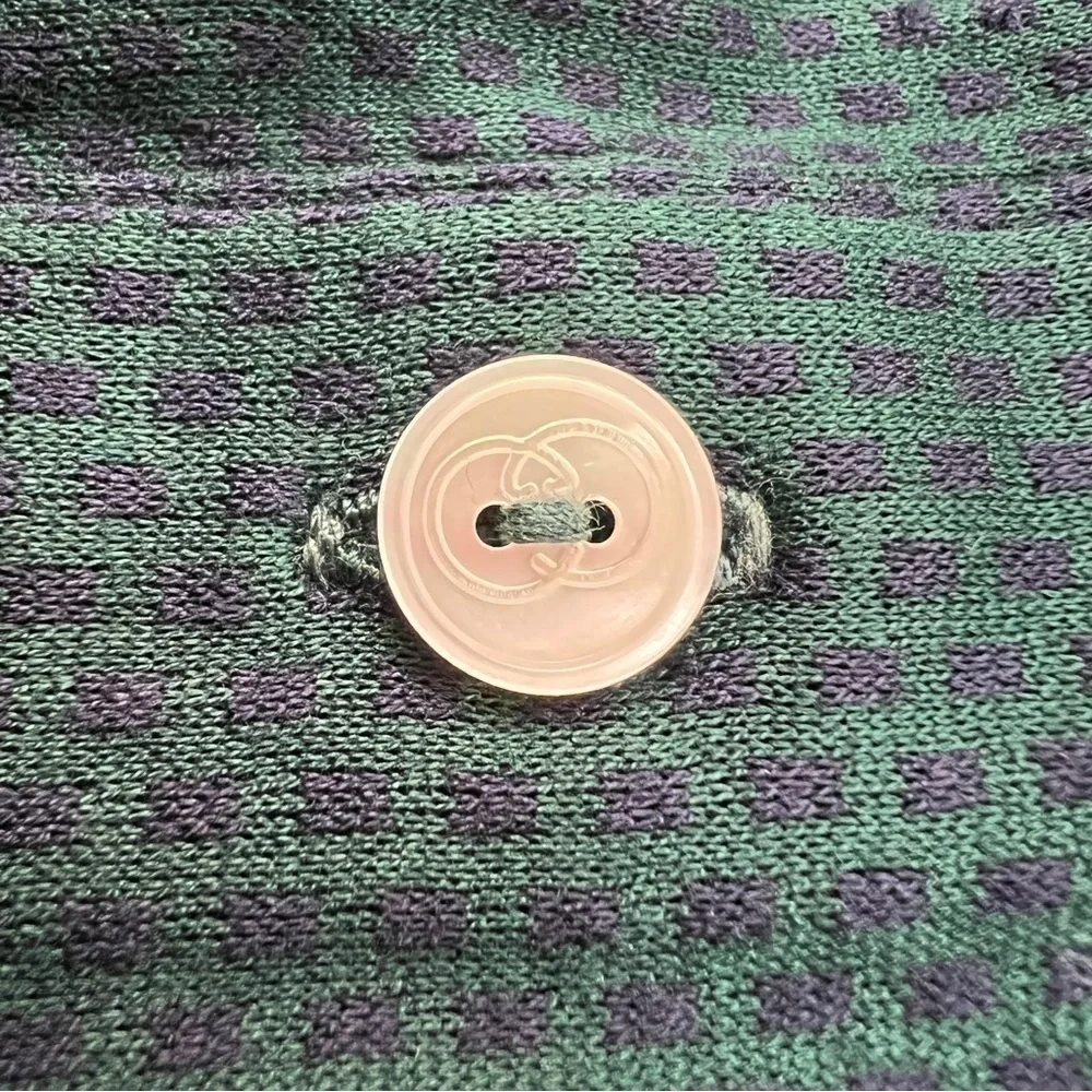 Archive GUCCI Embroidered Monogram Pocket Polo Tee Single Stitched Vintage Grail